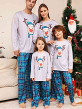 Load image into Gallery viewer, Full Size Rudolph Graphic Long Sleeve Top and Plaid Pants Set
