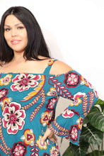 Load image into Gallery viewer, Sew In Love Full Size Floral Cold Shoulder Blouse
