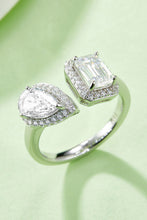 Load image into Gallery viewer, 1 Carat Moissanite 925 Sterling Silver Open Ring
