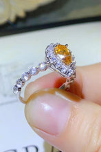 Load image into Gallery viewer, 1 Carat Moissanite Contrast Teardrop Ring
