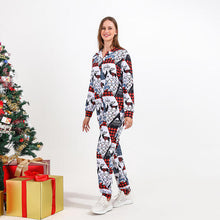 Load image into Gallery viewer, Women Printed Hooded Jumpsuit - pjs
