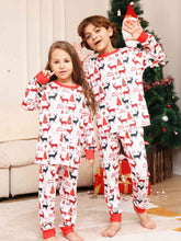 Load image into Gallery viewer, Reindeer Print Top and Pants Set - pjs
