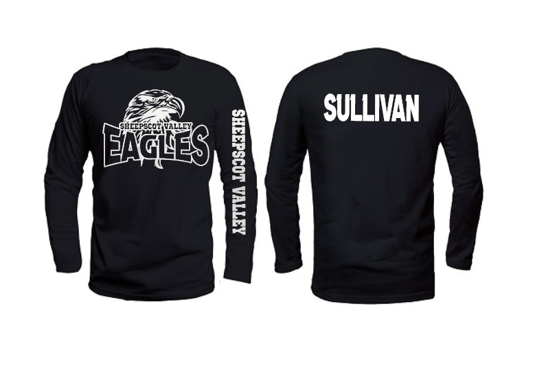 Sheepscot Valley Eagles Basketball - Long Sleeve